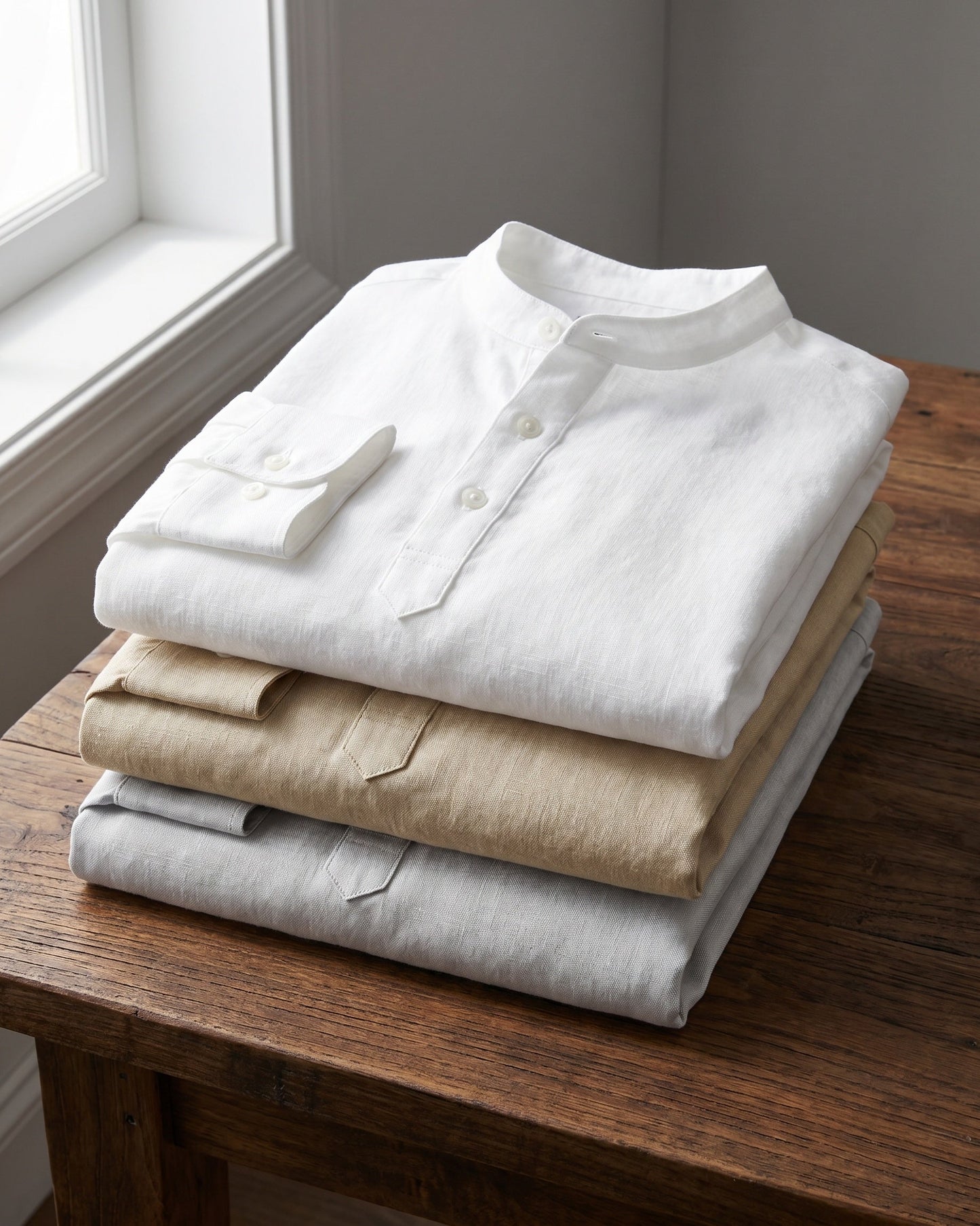 Vincenzo Cotton Linen Shirt